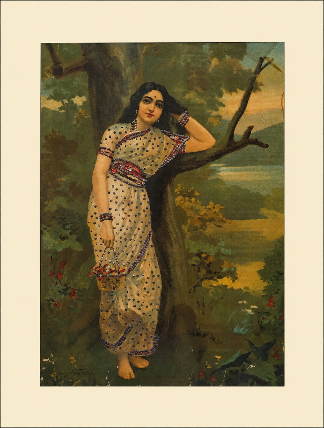 Ahalya Oleograph